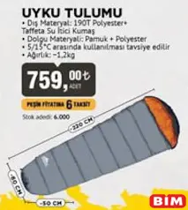 NORTH PACİFİC UYKU TULUMU NORTH PACİFİC UYKU TULUMU